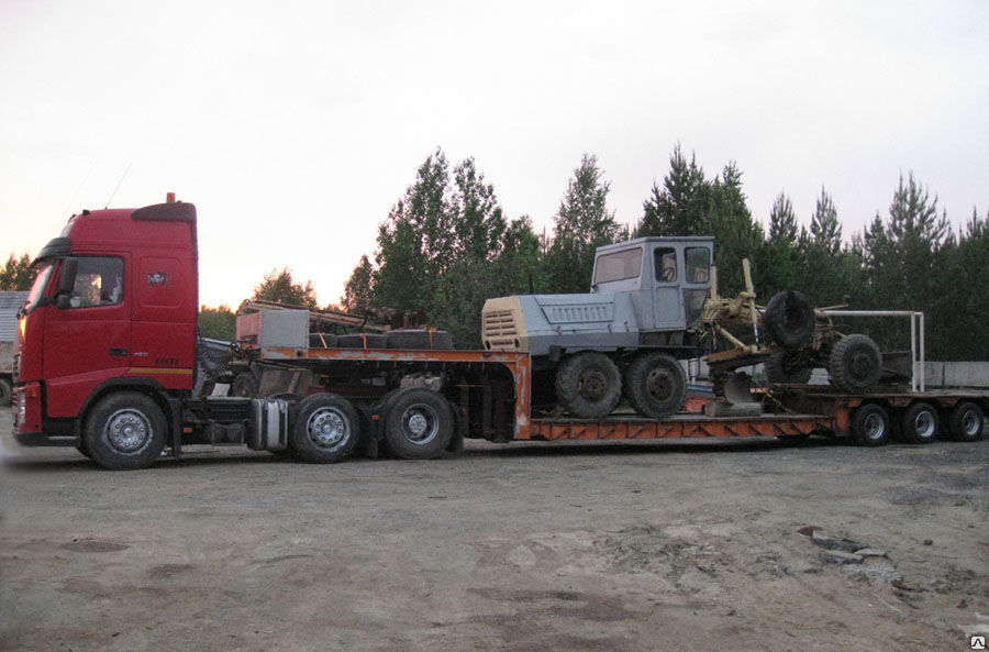 Перевозка негабаритных грузов тягачами и тралами