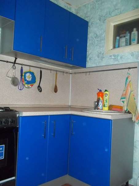 На фото: маленькая кухня