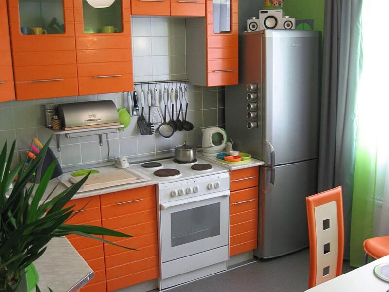 На фото: дизайн маленькой кухни