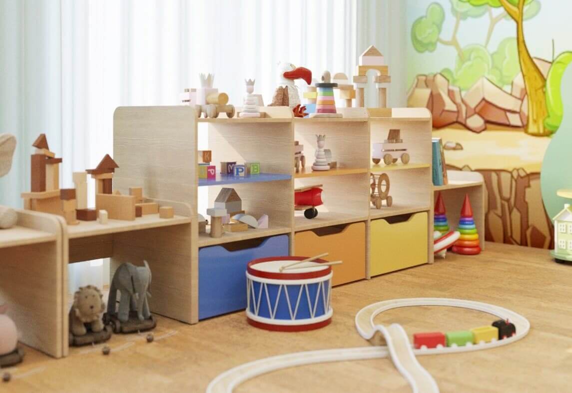 На фото: мебель для детских садиков