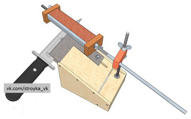 Самодельный станок для заточки ножей