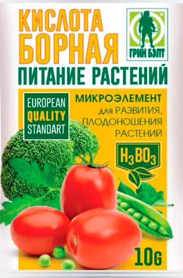 Борная кислота для помидоров и огурцов: эффективное опрыскивание